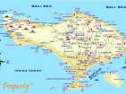 Карта Бали
